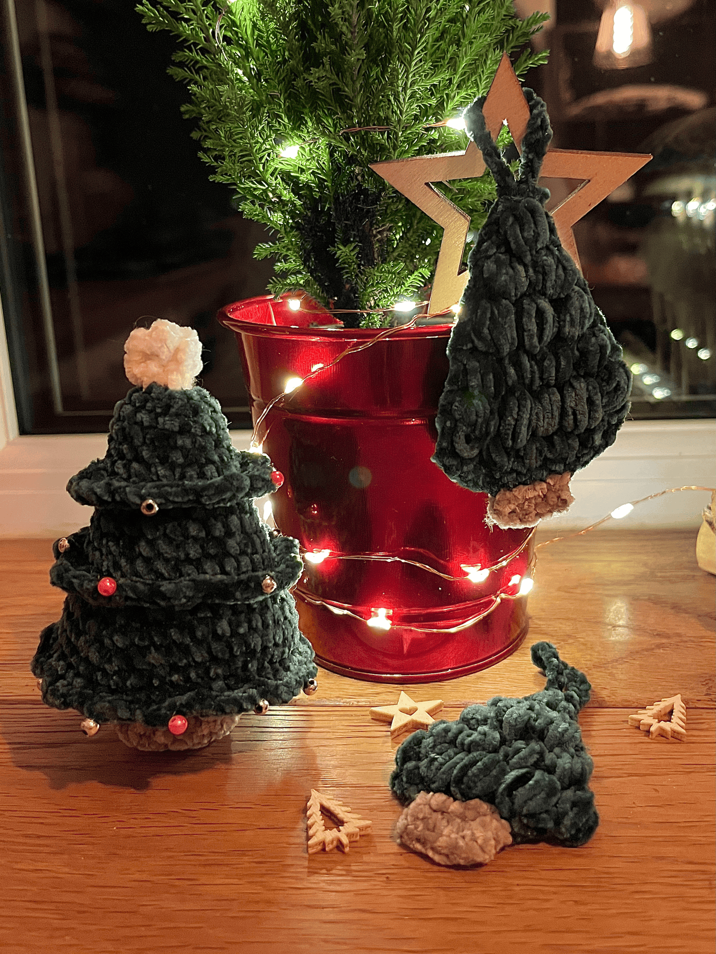 Chenille Christmas Tree Set