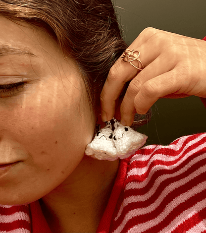 Emoji Ghost Earrings