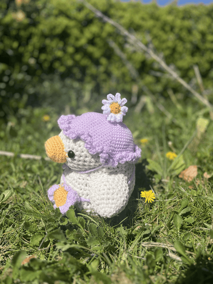 Lavender the Floral Duckling Plush