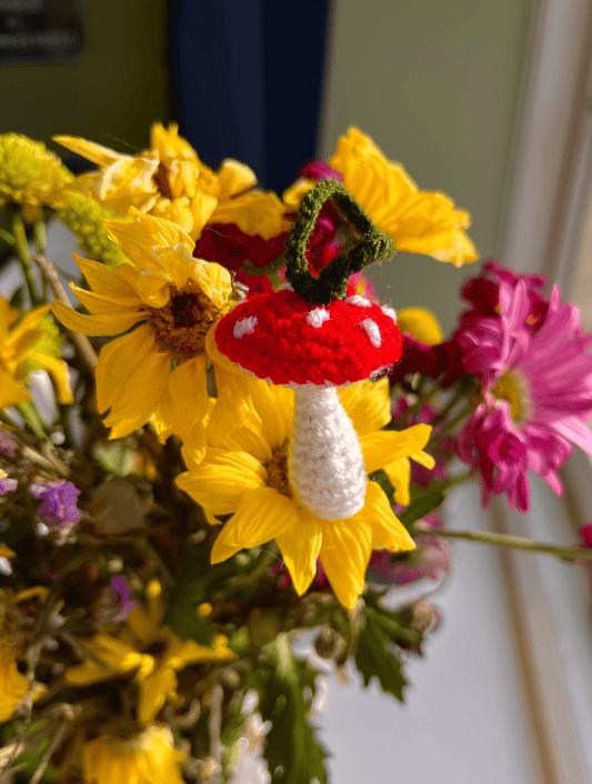 Toadstool Keychain