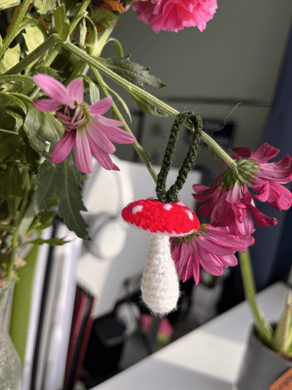 Toadstool Keychain