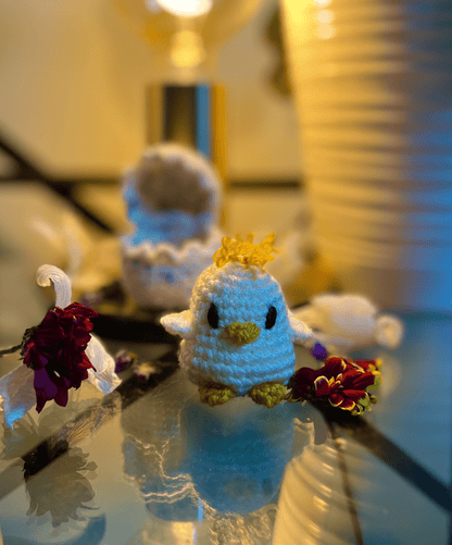 Handmade Crochet Easter Chick in Egg Easter Amigurumi Plush Crochet Easter Decoration Easter Basket Gift UK