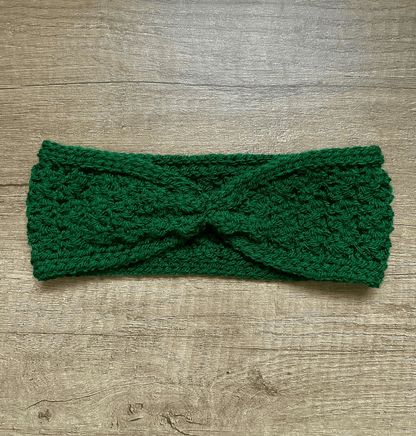 Slim crochet headband for women, handmade winter headwear and minimalist crochet fashion accessory