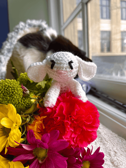 Handmade Crochet Easter Lamb Spring Amigurumi Plush Easter Crochet Decoration Handmade Animal Gift UK