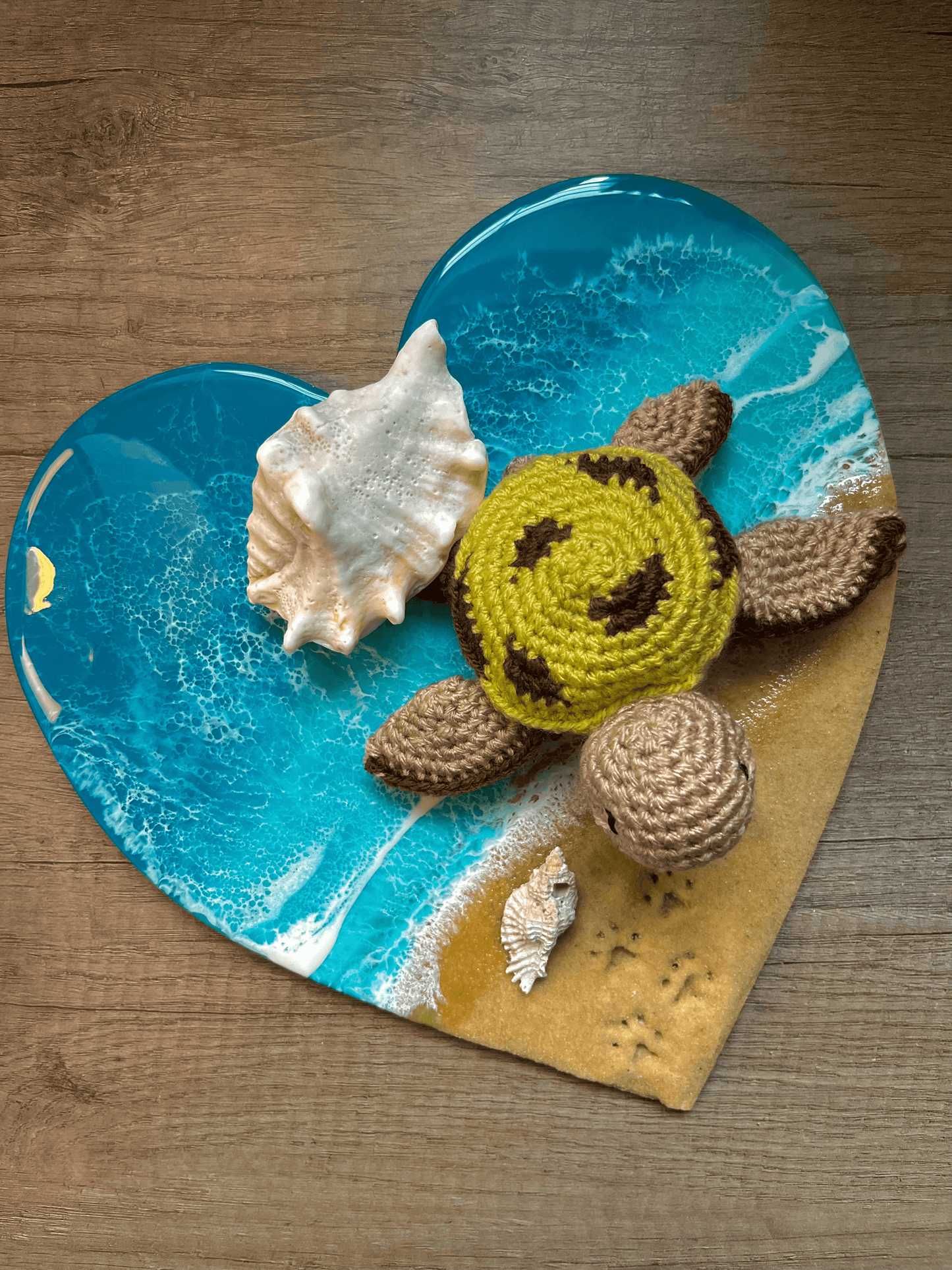 Handmade crochet sea turtle plush amigurumi turtle crochet sea animal ocean animal handmade toy UK