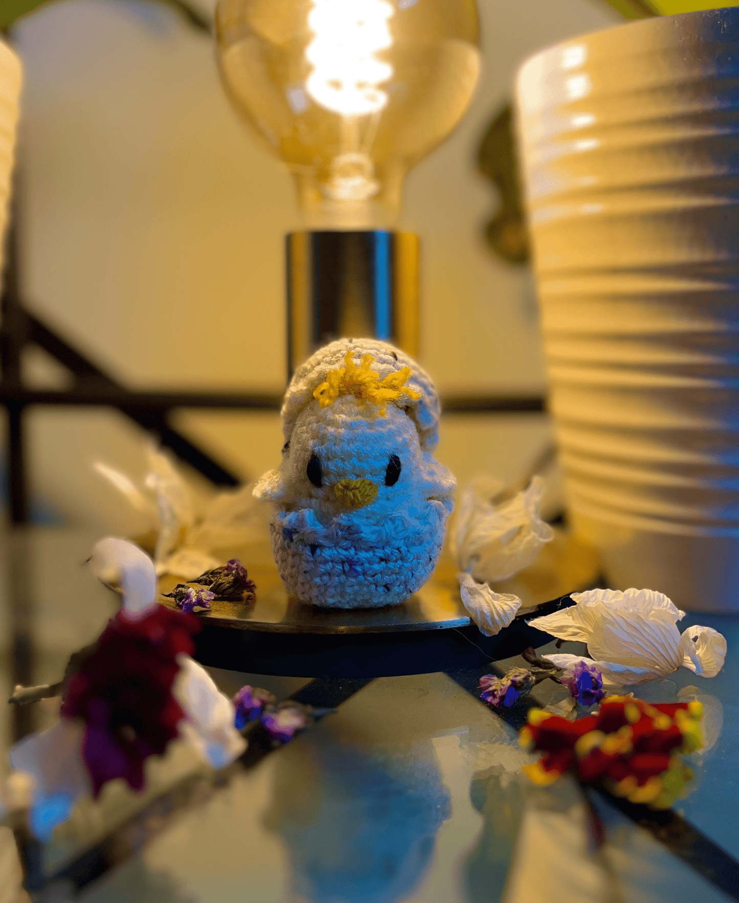 Handmade Crochet Easter Chick in Egg Easter Amigurumi Plush Crochet Easter Decoration Easter Basket Gift UK