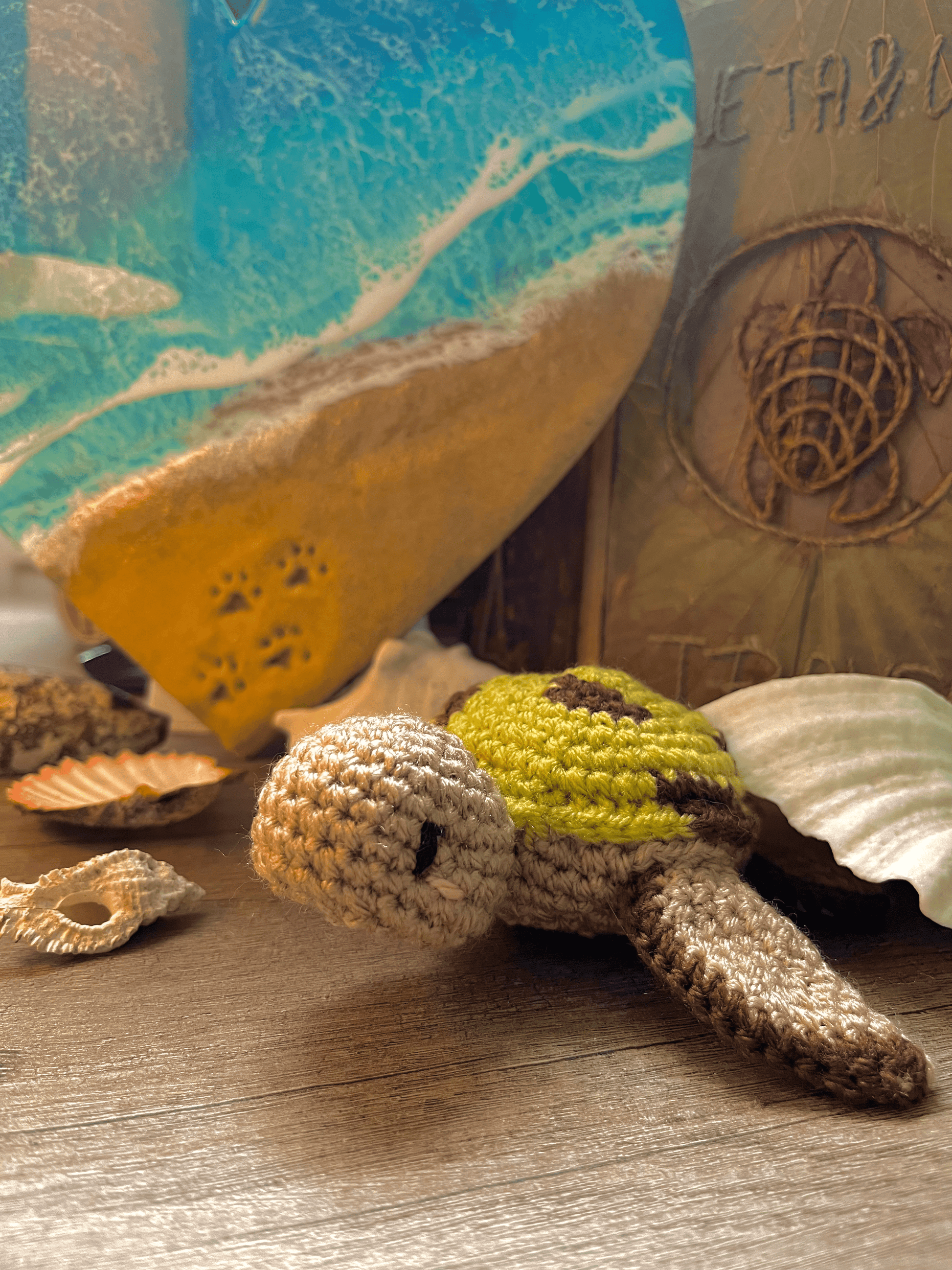 Handmade crochet sea turtle plush amigurumi turtle crochet sea animal ocean animal handmade toy UK