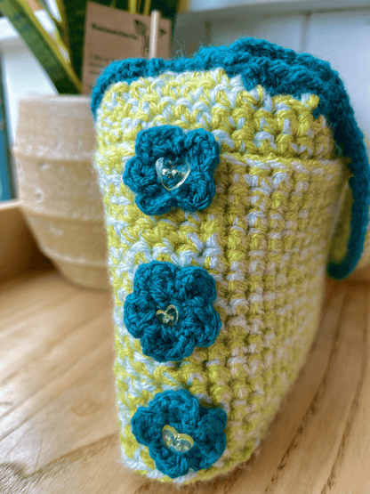 Handmade crochet shoulder bag stylish boho handbag everyday crochet tote handmade crochet accessory UK